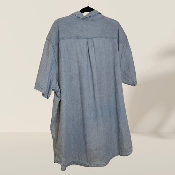 Sonoma Goods For Life Chambray Button-Down Shirt Size 4XB - Picture 4 of 6